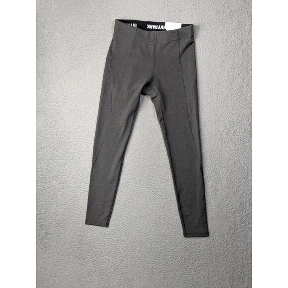Ivy Park Mid Rise Sculptured Leggings Womens Medium Gray - Picture 1 of 13
